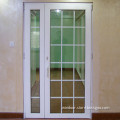 Unequal Leaf PVC Patio Door with Grills Design